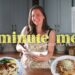 4 Quick Healthy Dinners You Can Make in 20 Minutes!