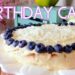 Lemon Blueberry Birthday Cake | Cheap Clean Eats