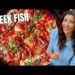 Greek Fish with Tomatoes and Onions: The BEST fish dinner!