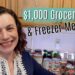 $1,000 GROCERY HAUL and Mega Prep for Freezer Meals