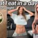 WHAT I EAT IN A DAY to lose weight